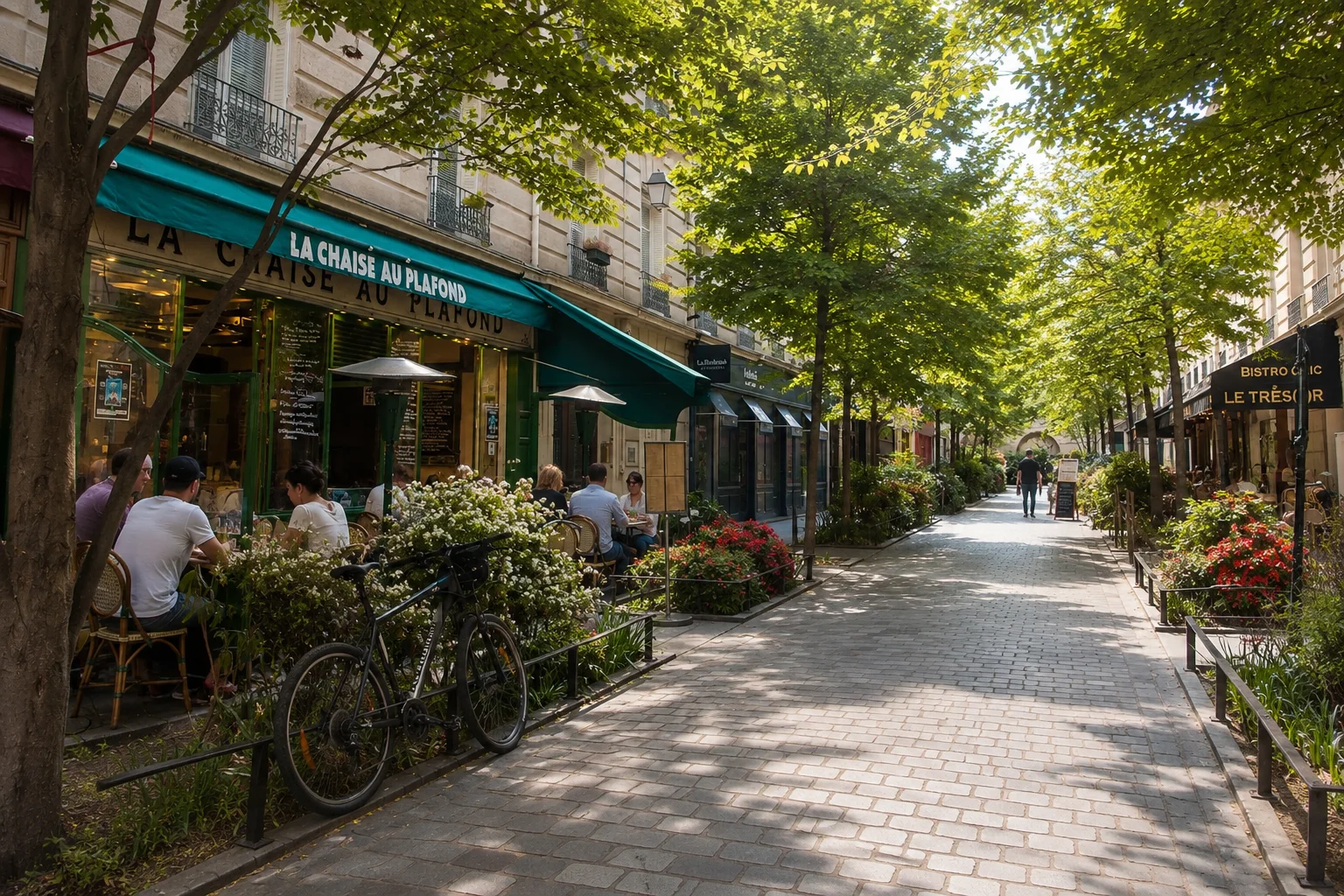 Le Marais neighborhood in Paris